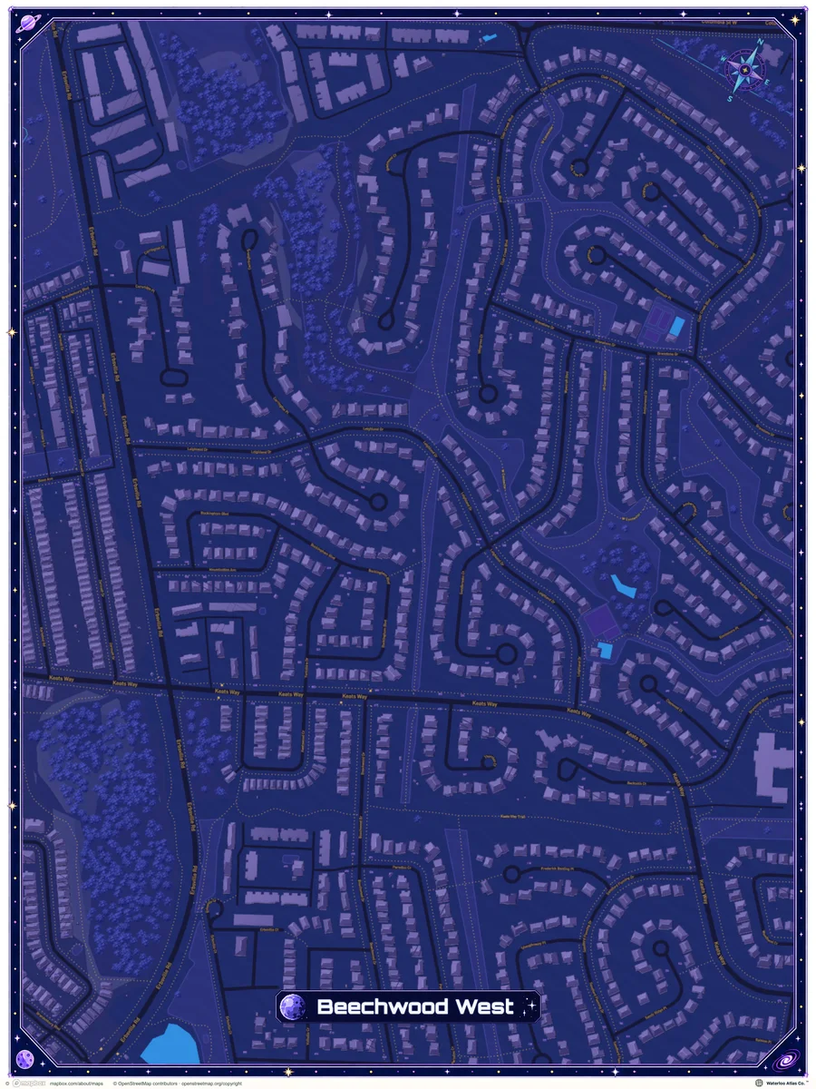 Beechwood West in the Space theme